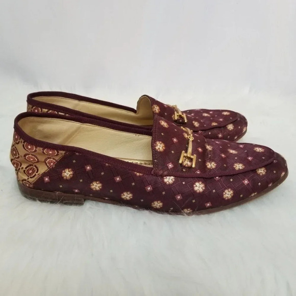 Sam Edelman Loraine Brocade Jacquard Loafers  8 - Picture 7 of 16